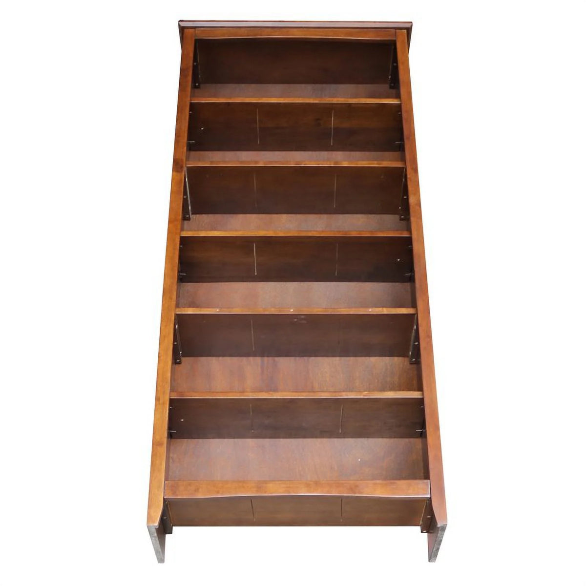 International Concepts Solid Wood Shaker Bookcase, 72 in H