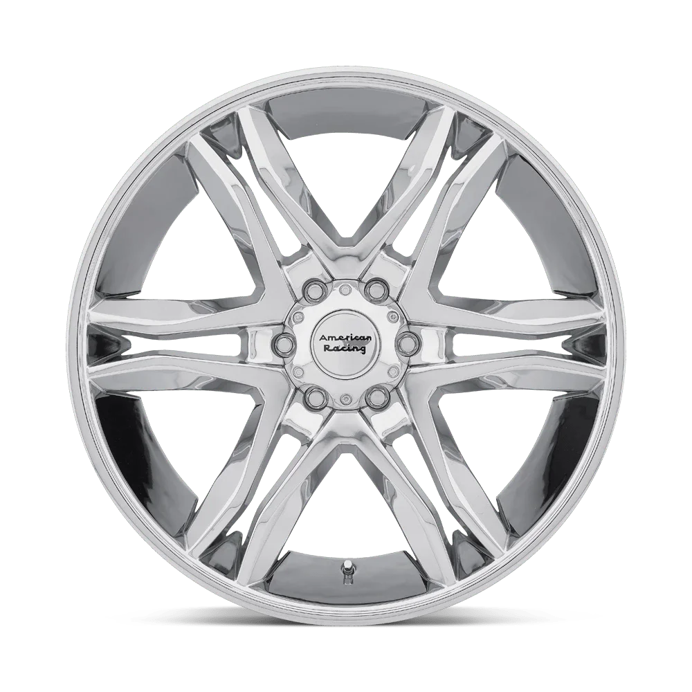 16" American Racing AR893 Mainline 16x8 6x5.5 Chrome Wheel 0mm Rim