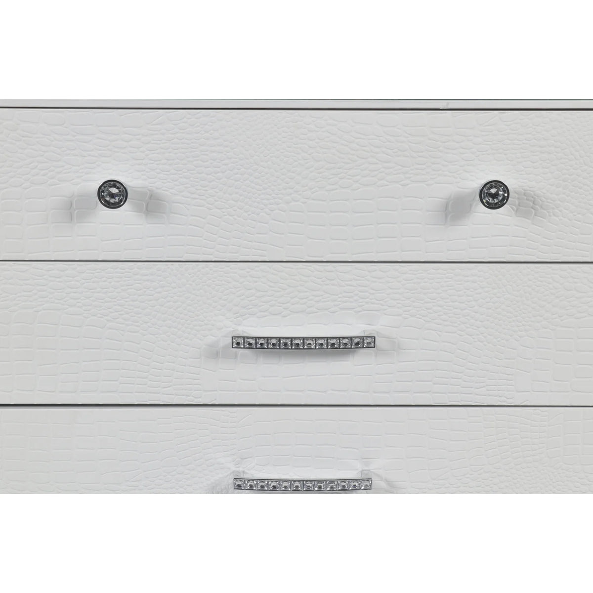 New Classic Furniture Valentine Solid Wood 3-Drawer Nightstand in White