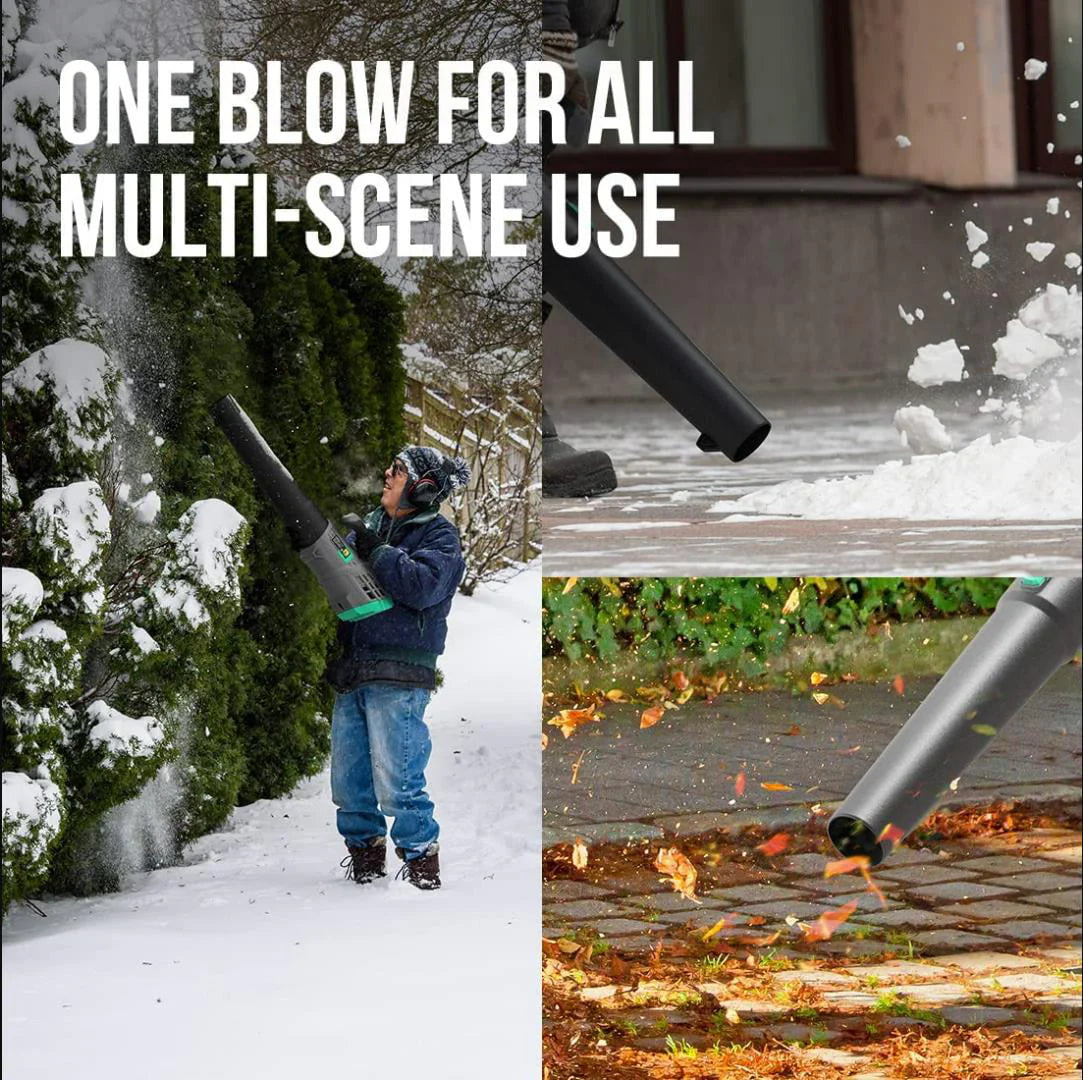 Litheli 40V Cordless Leaf Blower with Variable Speed Control Max 85MPH 350CFM Axial Blower with 2.0Ah Battery & Charger