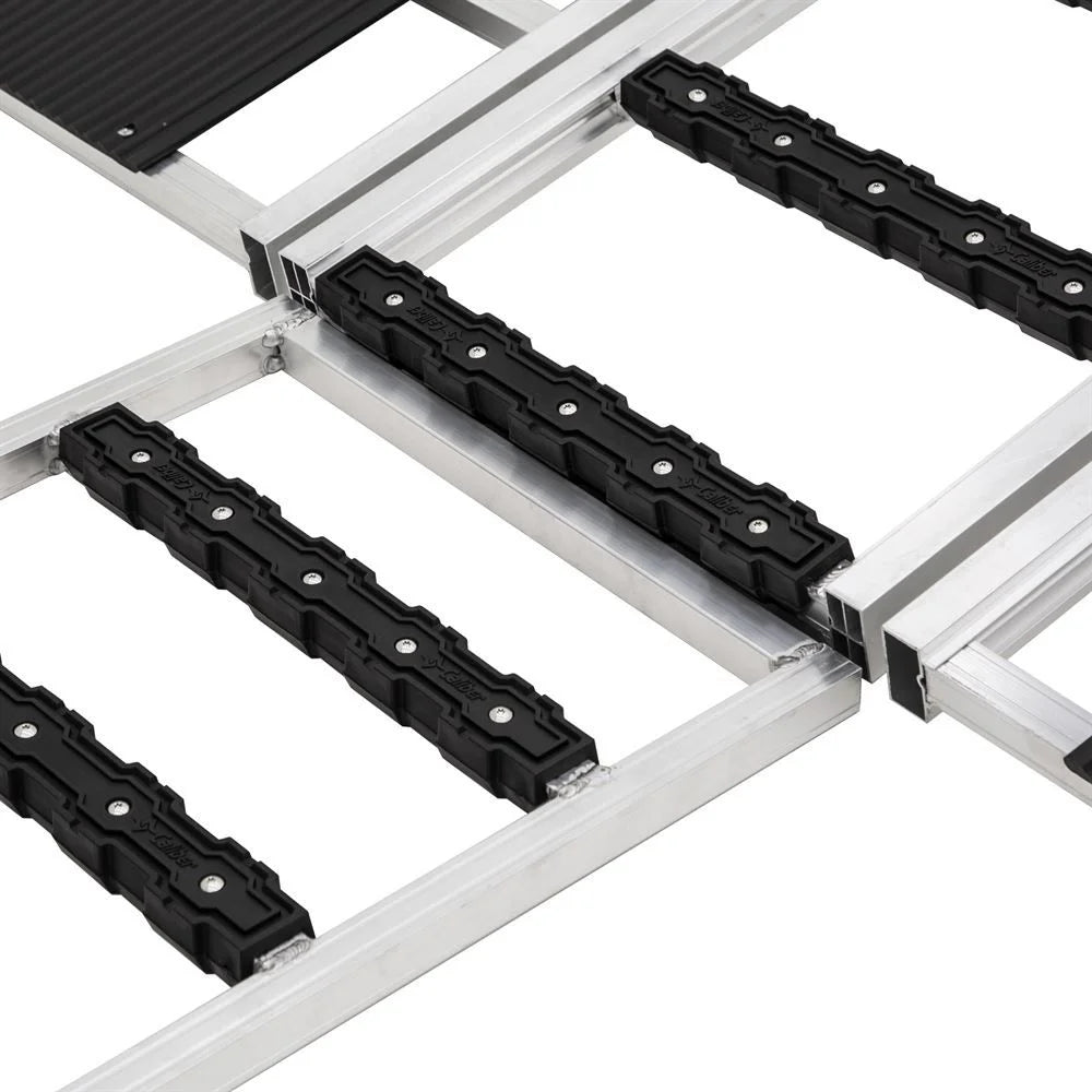 Black Ice SNO-7754-HDXW-EXT-S 6' 5in x 54in Folding Snowmobile Ramp, Extension, Stud Protectors