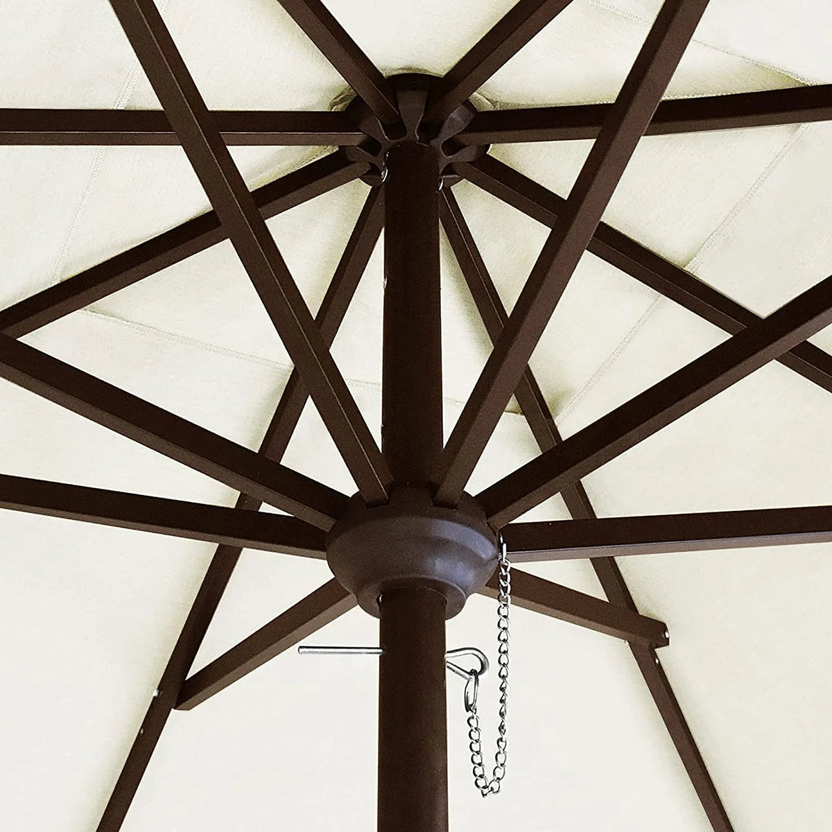 EliteShade Sunumbrella 6x6Ft Square Market Umbrella with Ventilation