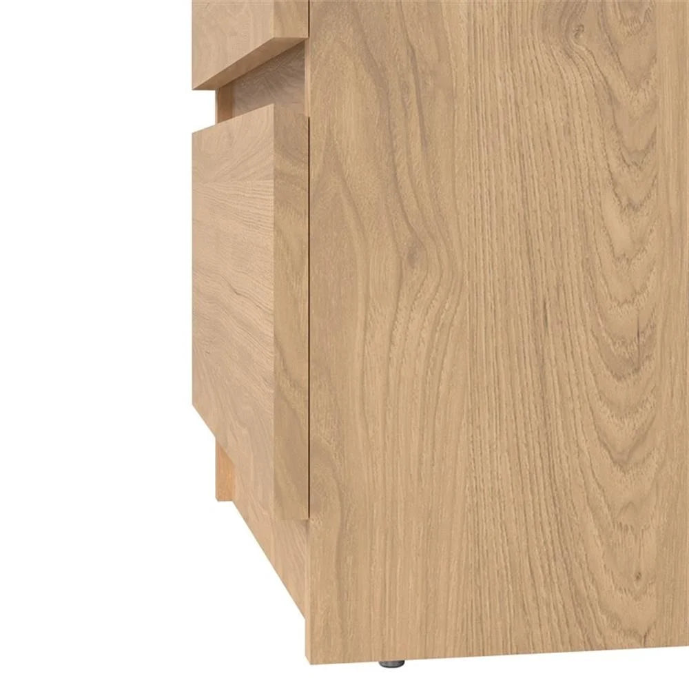 Home Square 3-Piece Set with Double Dresser and 2 Nightstands