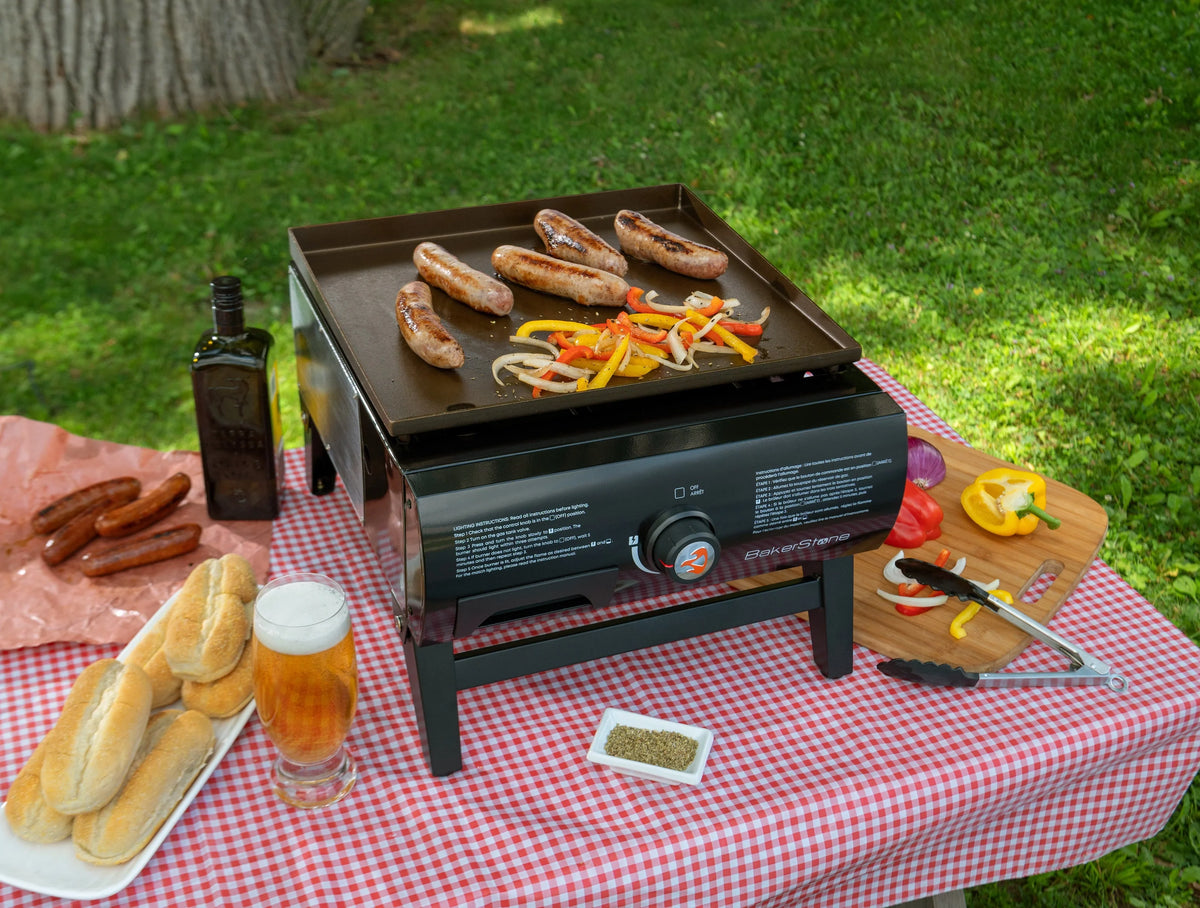 BakerStone Basics Series Portable Gas Pizza Oven and Griddle Combo