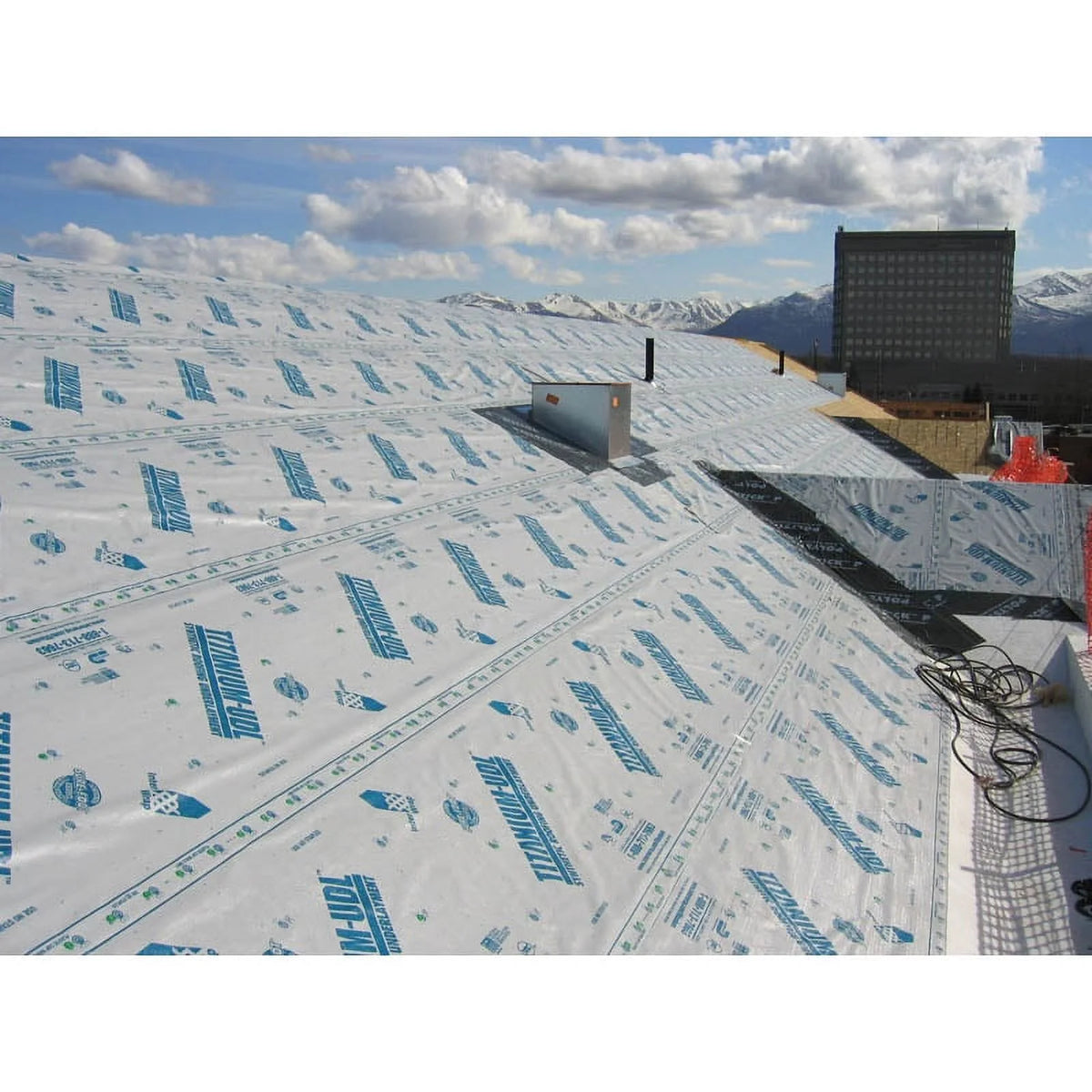 INTERWRAP UDL30 Roof Underlayment Roll, 250 ft L, 48 in W, Synthetic, Gray