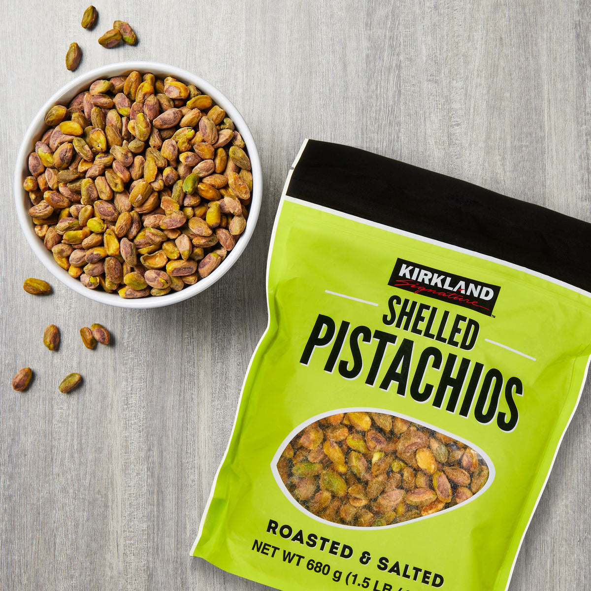 Kirkland Signature Shelled Pistachios, Salted, 1.5 lbs