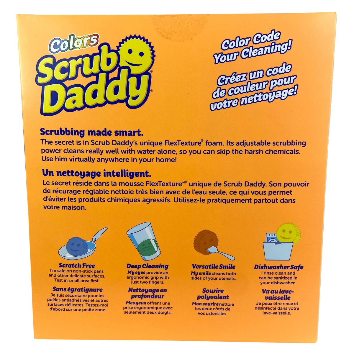 Scrub Daddy Sponges, Colors Variety, 8-count
