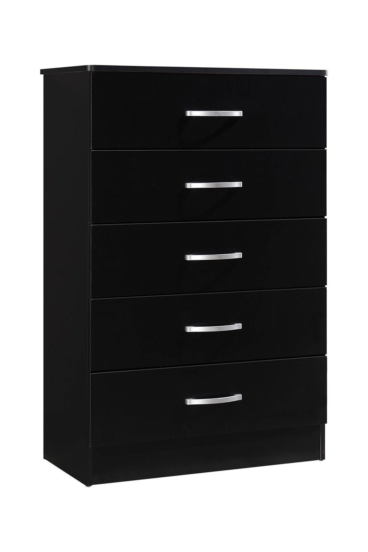 Hodedah 5 - Drawer Chest, Brown, Wood