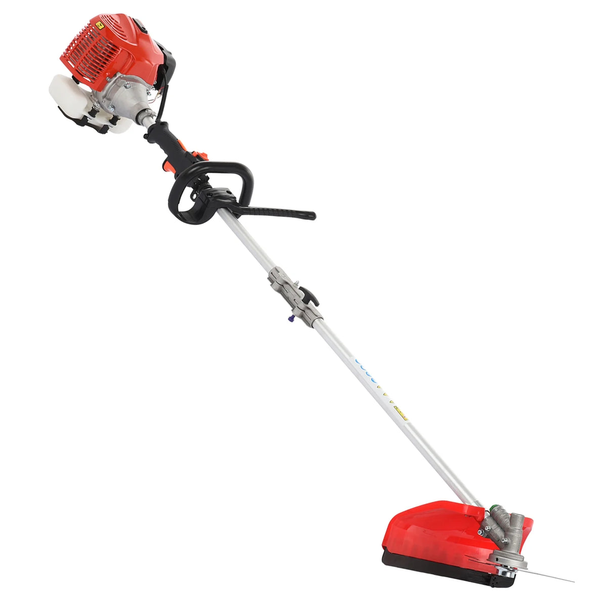 Fogcroll Fogcroll 52cc 2 Stroke Petrol Hedge Trimmer Chainsaw Brush Cutter Pruner Strimmer Multi Functional Trimming Tools Weed Eater String Trimmer Edger Pole Saw Chainsaw Pruner with Extension Pole