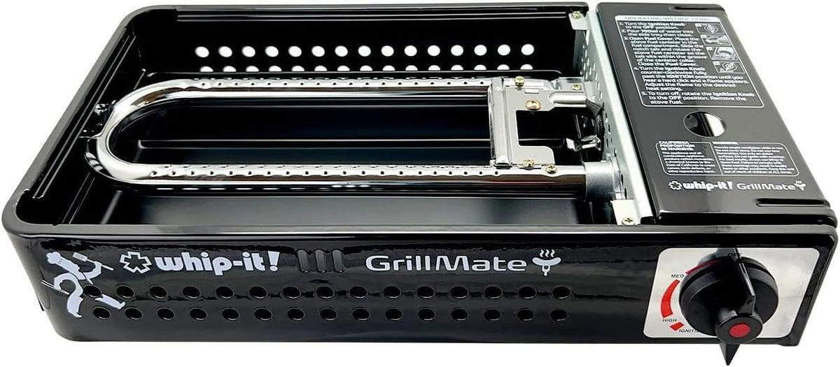 Whip-It! GrillMate Stove Set, Black