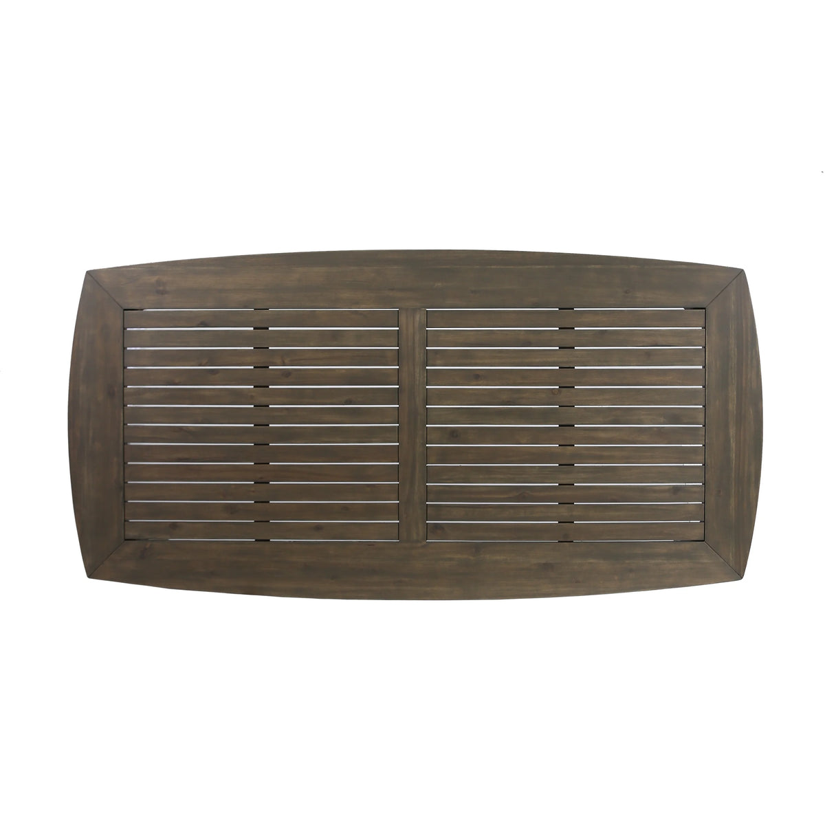 Zachariah Outdoor 6 Seater Wicker Dining Set, Teak, Light Brown