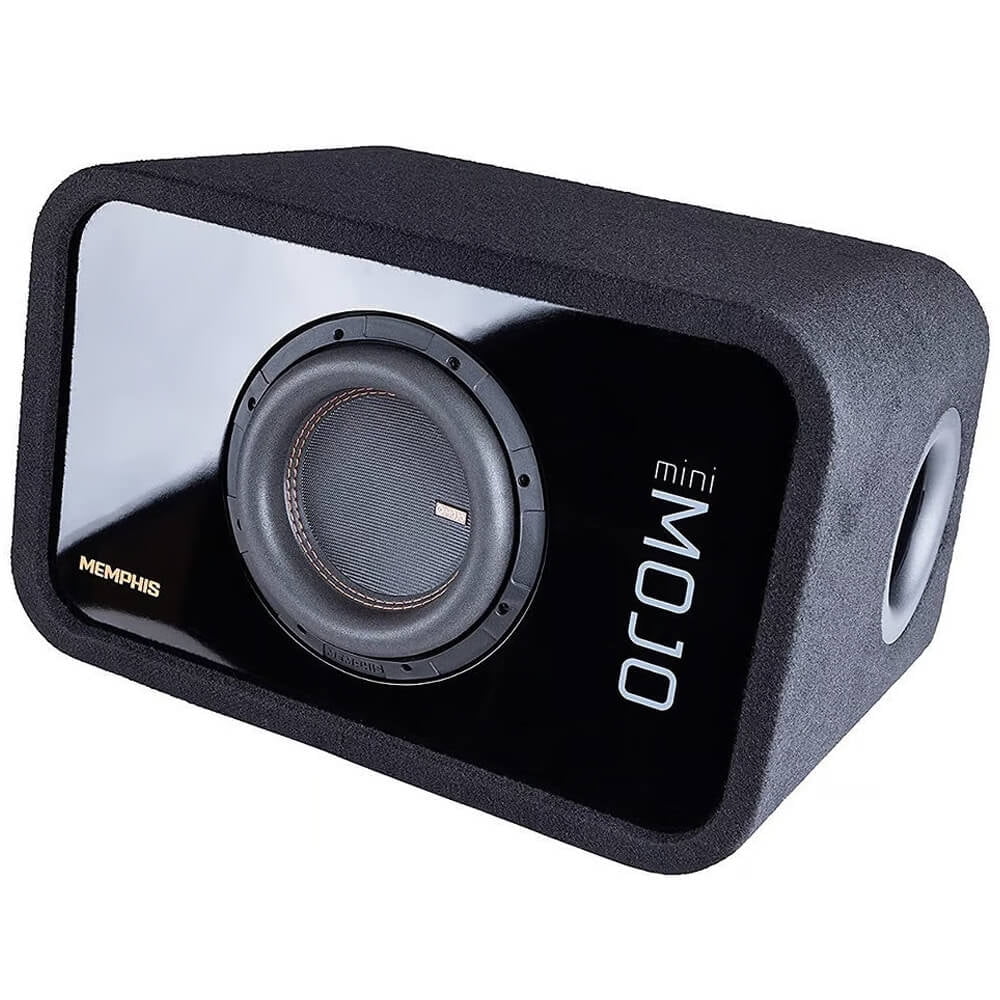 Memphis Audio MJME8S1V2 Loaded Single 8 inch Vented MOJO Mini Series Subwoofer Enclosure
