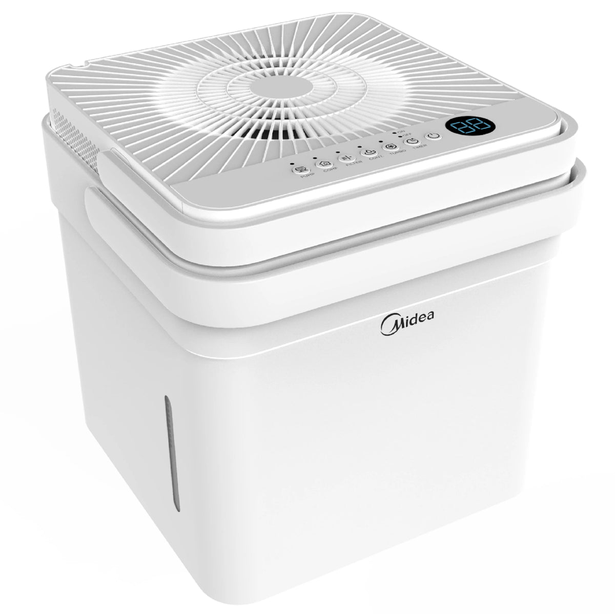 Midea Cube 20-Pint Smart Wi-Fi Dehumidifier, White, Automatic Shut-Off