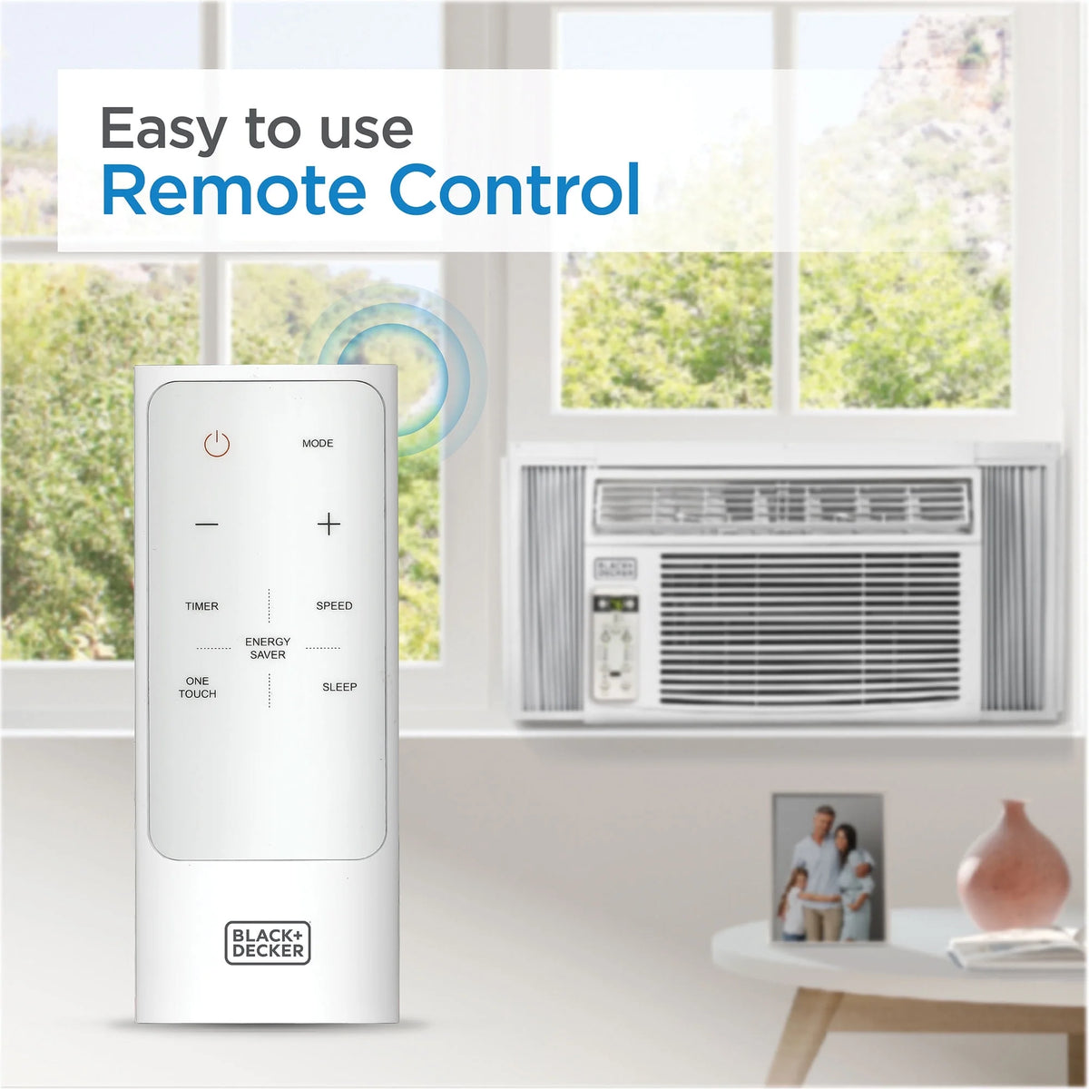 BLACK+DECKER BD06WT6 Window Air Conditioner 6000 BTU, Cools up to 250 Square feet, White
