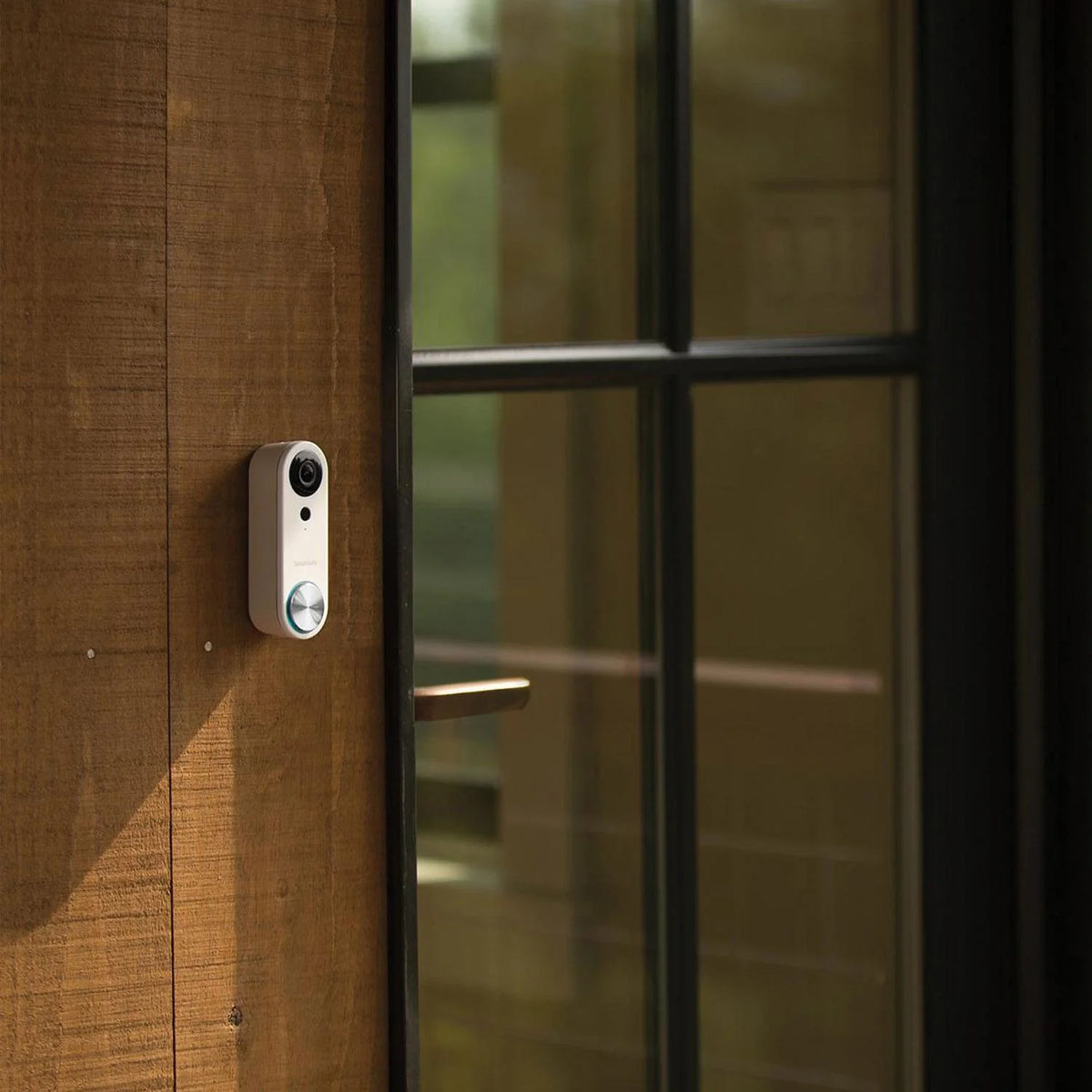 SimpliSafe SSDB3 Pro Video Doorbell, Wired - White.