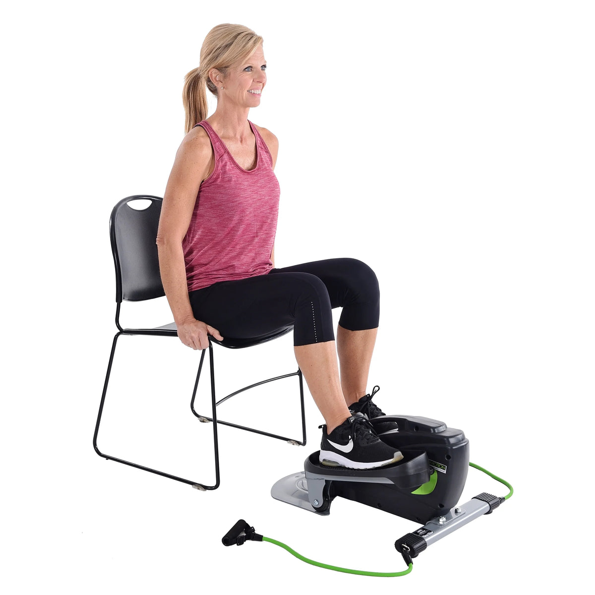 Open Box Stamina In Motion Compact Elliptical Strider with Resistance Tubes, 250 lb. Weight Limit