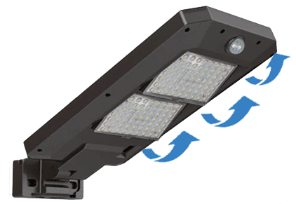 Hyper Tough 5000 Lumen Motion Sensor Solar Street Light