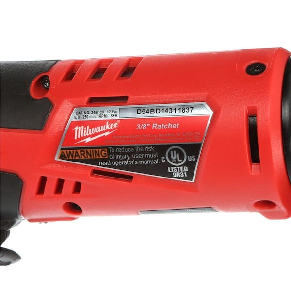M12 12V Lithium-Ion Cordless 3/8 in. Ratchet with M12 2.0Ah Battery