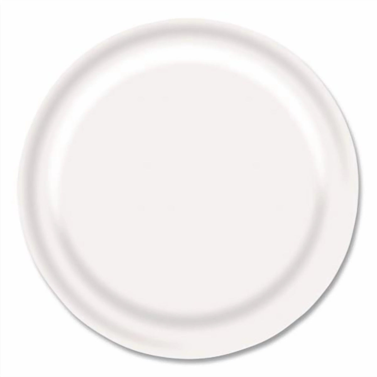 Boardwalk Paper Dinnerware, Plate, 9" Diameter, White, 1,000/Carton