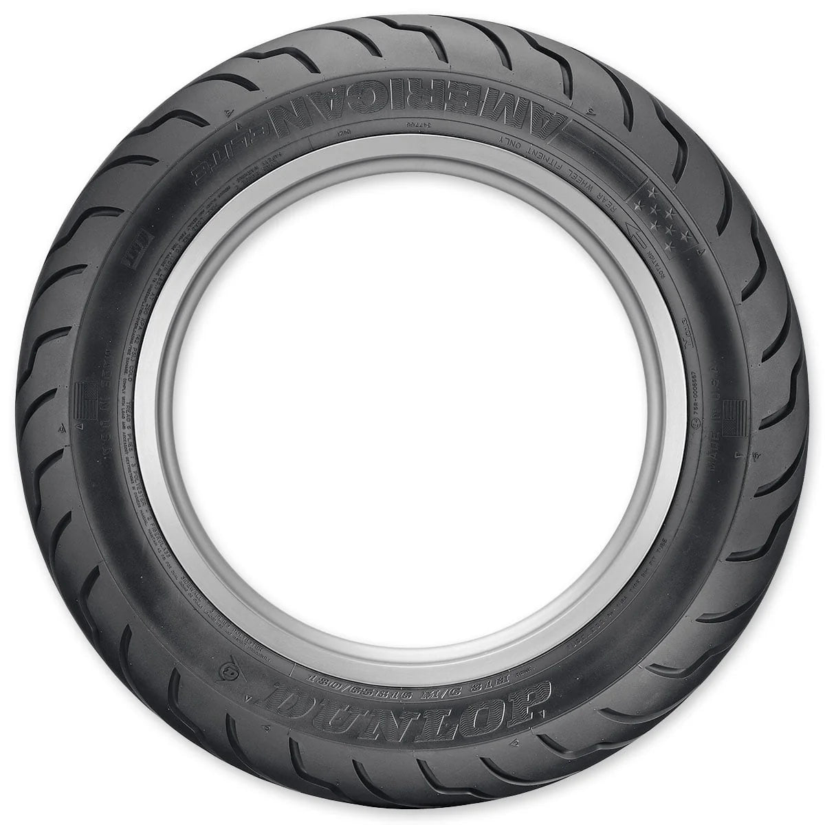 Dunlop American Elite Rear Motorcycle Tire 180/65B-16 (81H) Black Wall