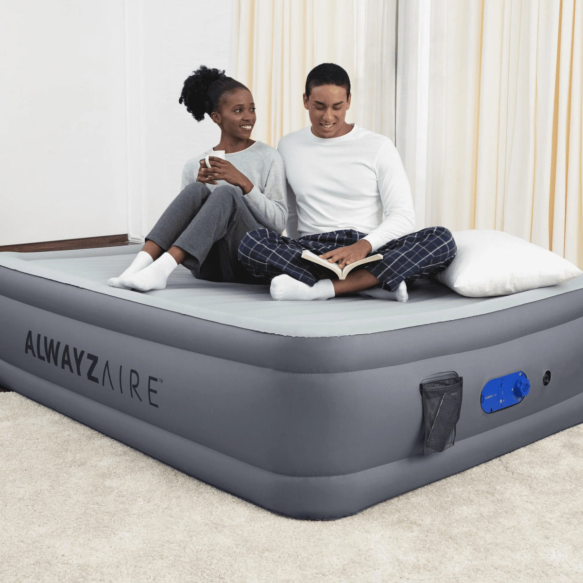 20" Queen Air Mattress with Built-in Pump