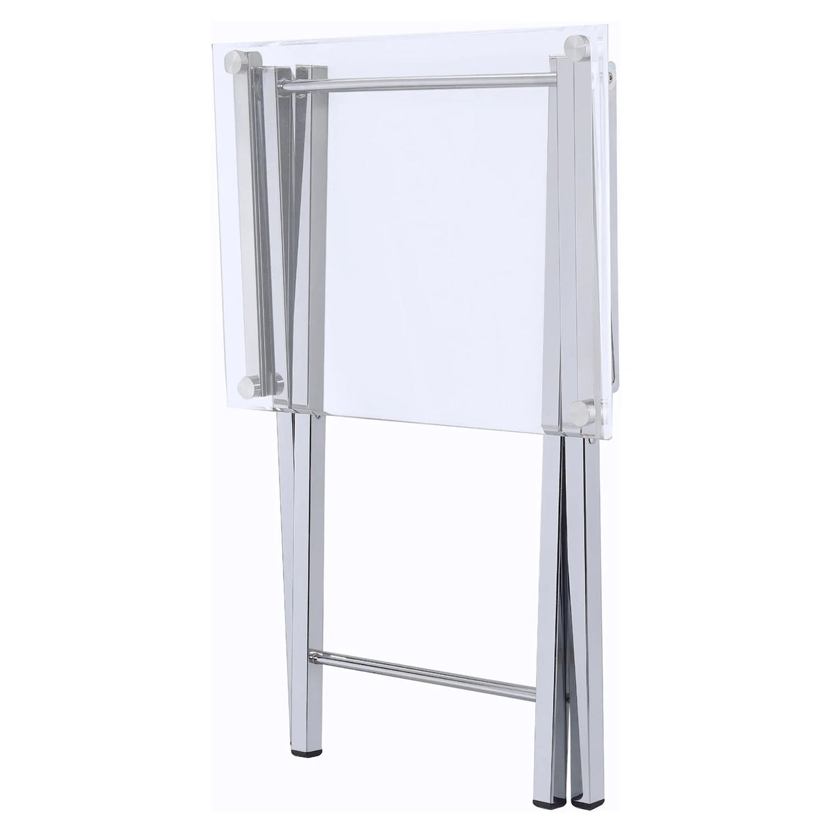 Millennial Collection - Mari Folding Tray Table in Gold, Set of 2