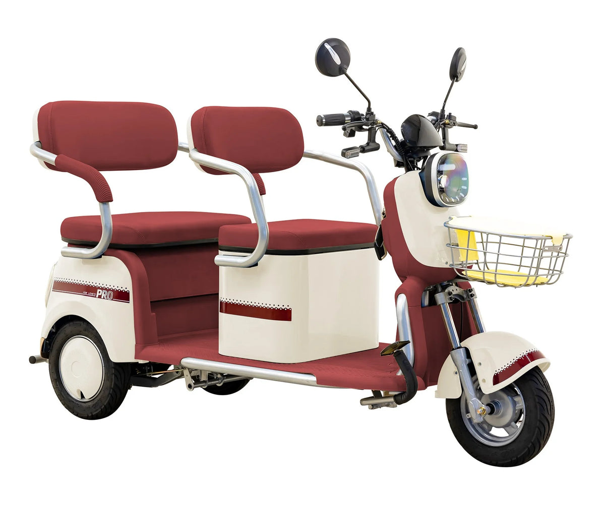 Massimo MGC E-Trike 3-Wheel Electric Cart �C 17 MPH, 2-Seater Adult Scooter �C Blue