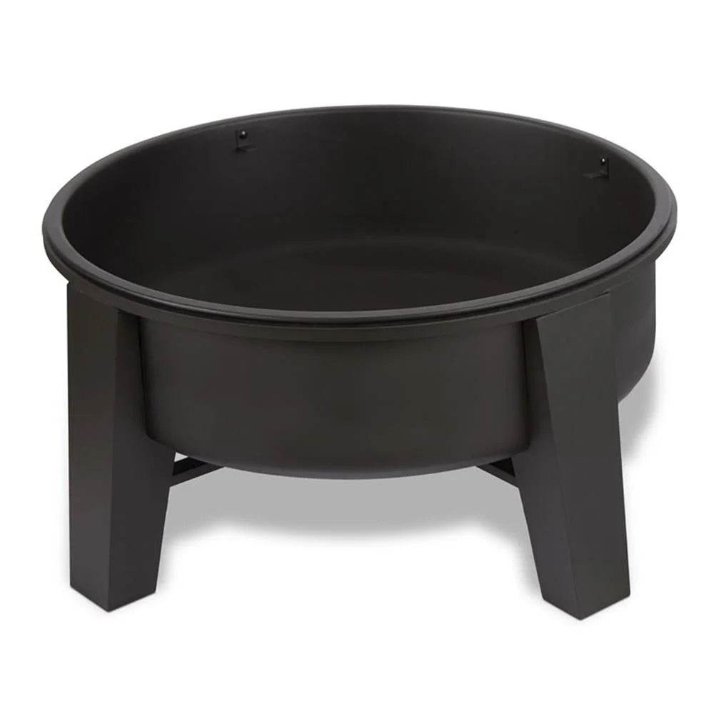 Real Flame Forsyth Wood-Burning Iron Fire Pit in Black