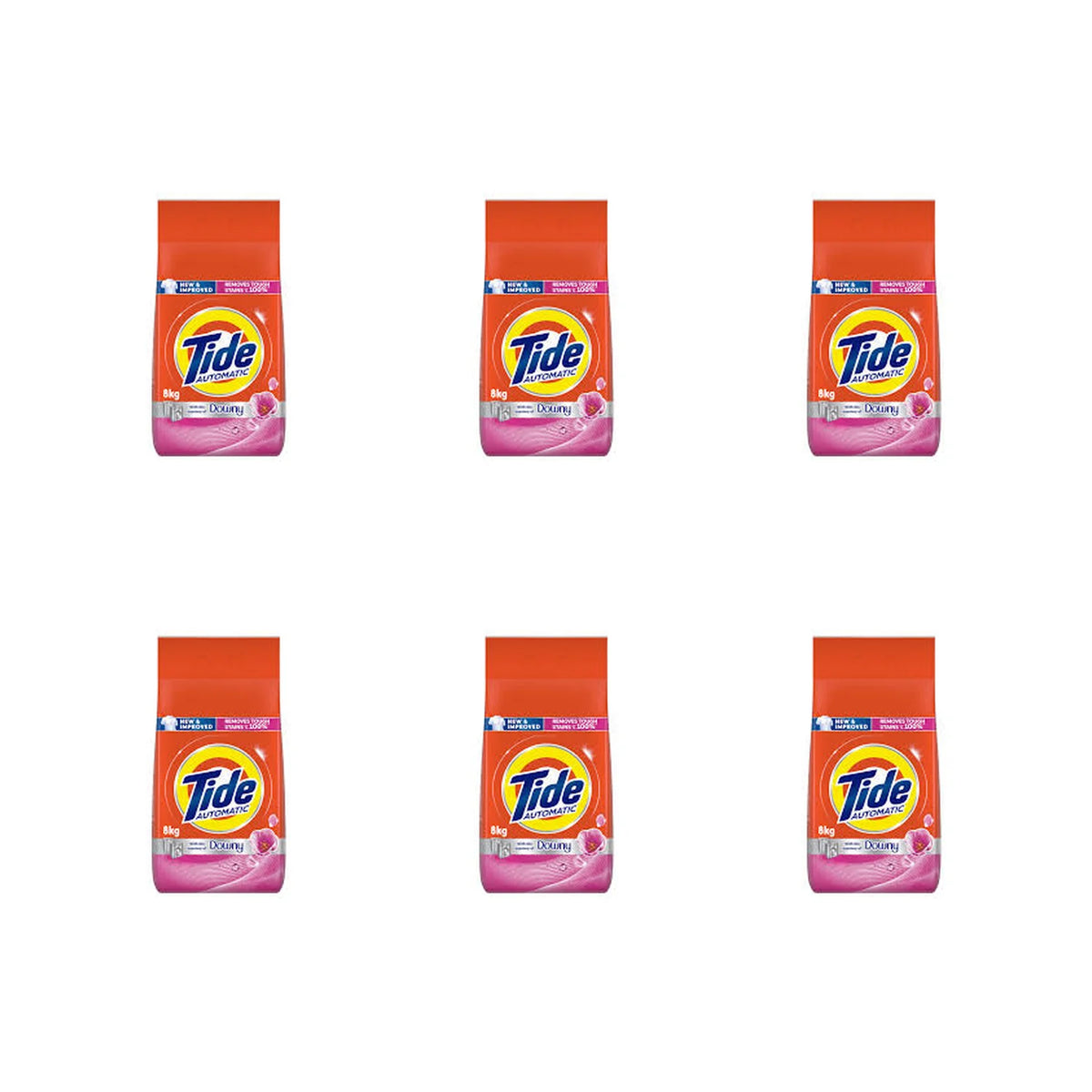 Tide Powder Laundry Detergent with Downy, 18.7 lb Bag �C Stain Removal & Fresh Softness
