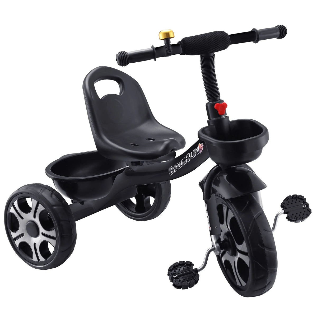 SHCKE Toddlers Tricycles Outdoor Kids Trikes for 3 4 5 Years Old Boys Girls Children Tricycles with Storage Basket and Bell Birthday Gifts for Toddlers Kids