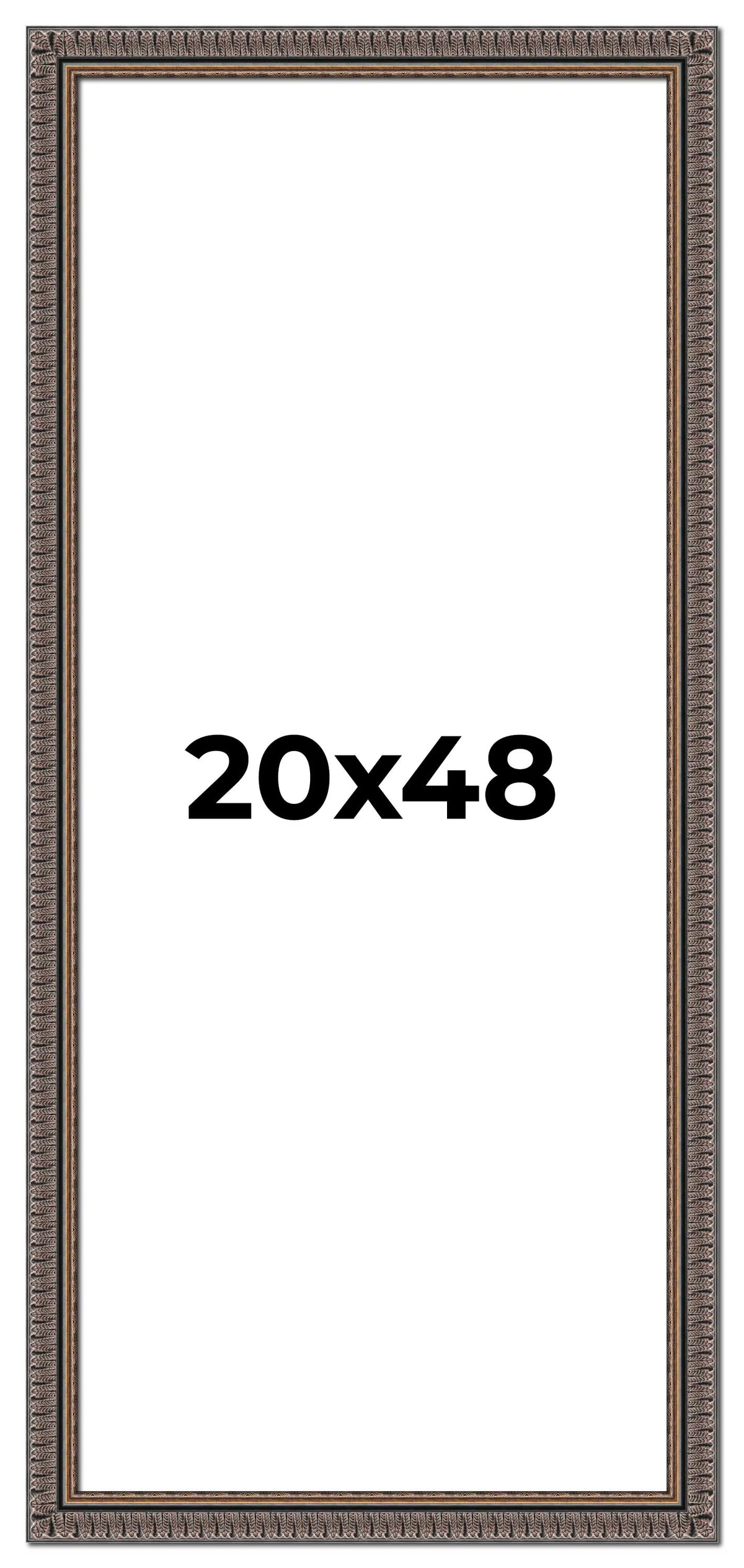20x48 Frame Black Passaggi Solid Wood Picture Frame Width 1.5 Inches | Interior Depth 0.5 Inches |