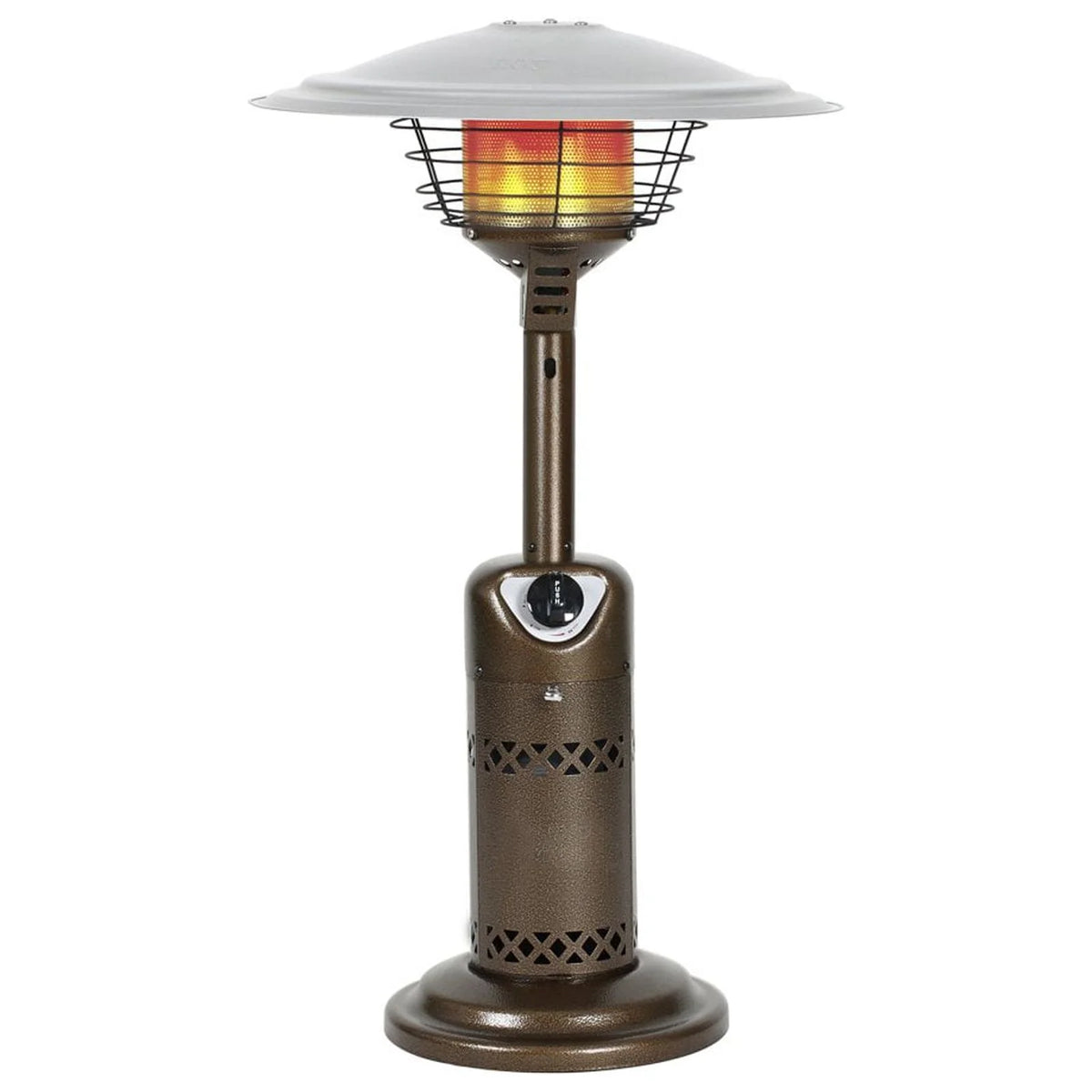 10,000 BTU Bronze Stainless Steel Tabletop Patio Heater SRPT03