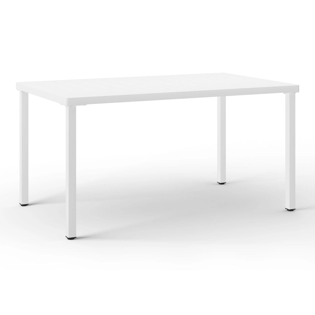 WestinTrends Playa 59" Iron Metal Outdoor Rectangular Patio Dining Table For 6, Olive Green