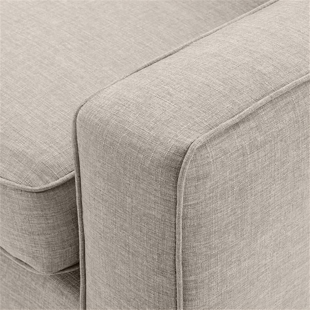 Serta Harmon Square Arm Sectional Navy Blue