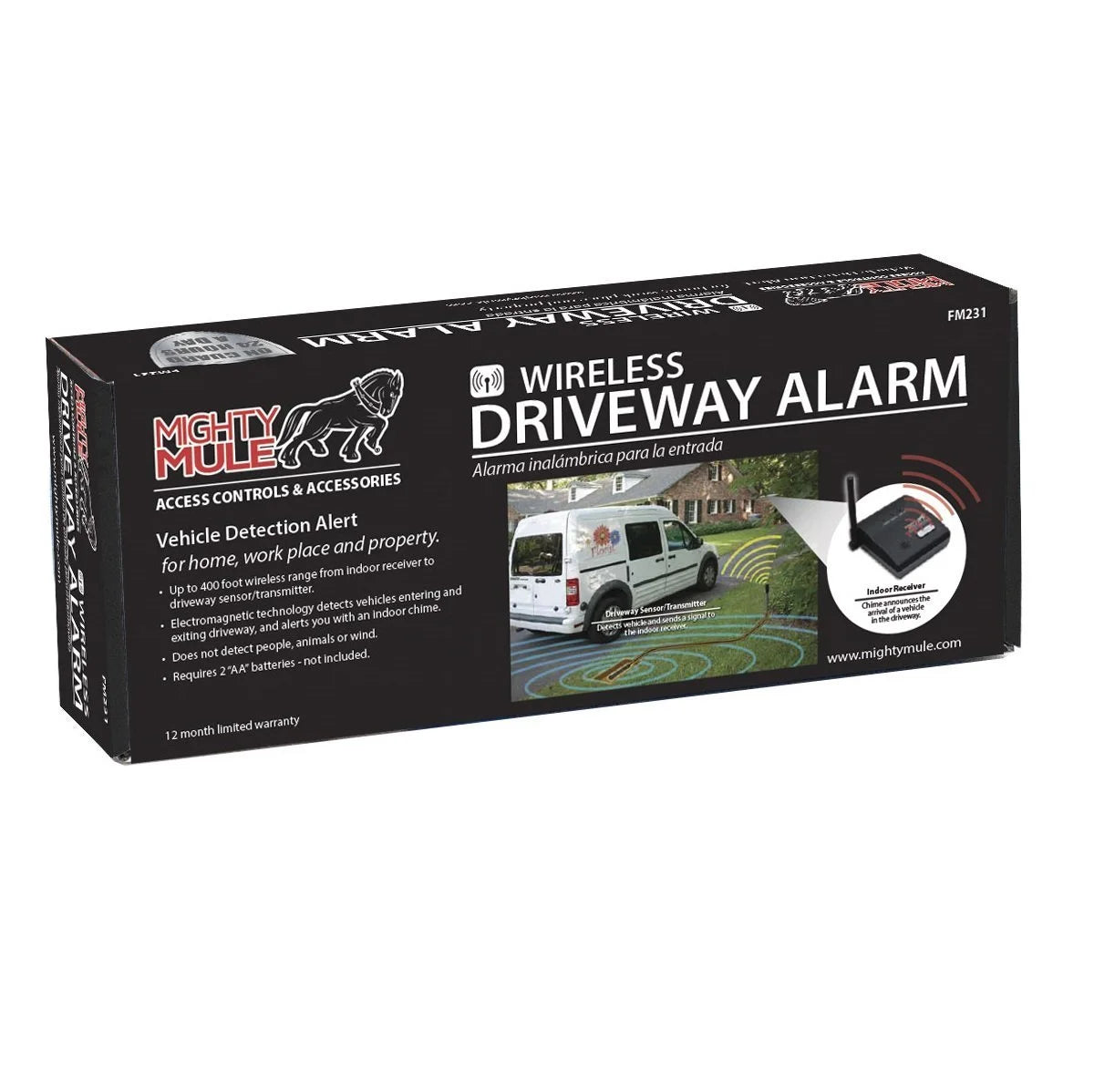 Mighty Mule FM231, 0.02 oz Decibel Rating, Maximum Range Range Display Technology Household Sensors