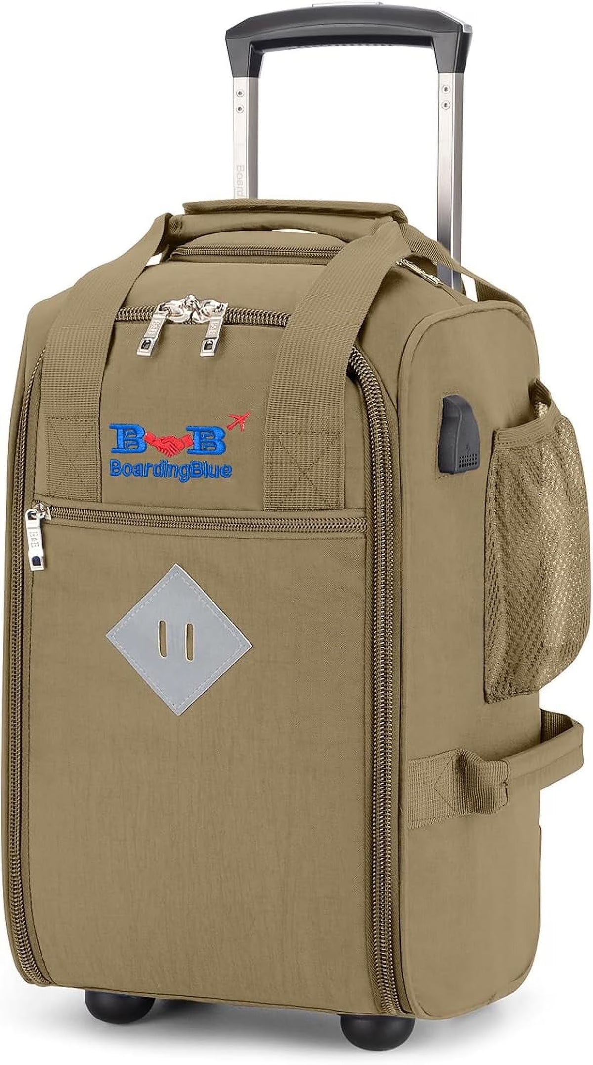 17" Rolling Personal Item Under Seat Duffel for United Airlines