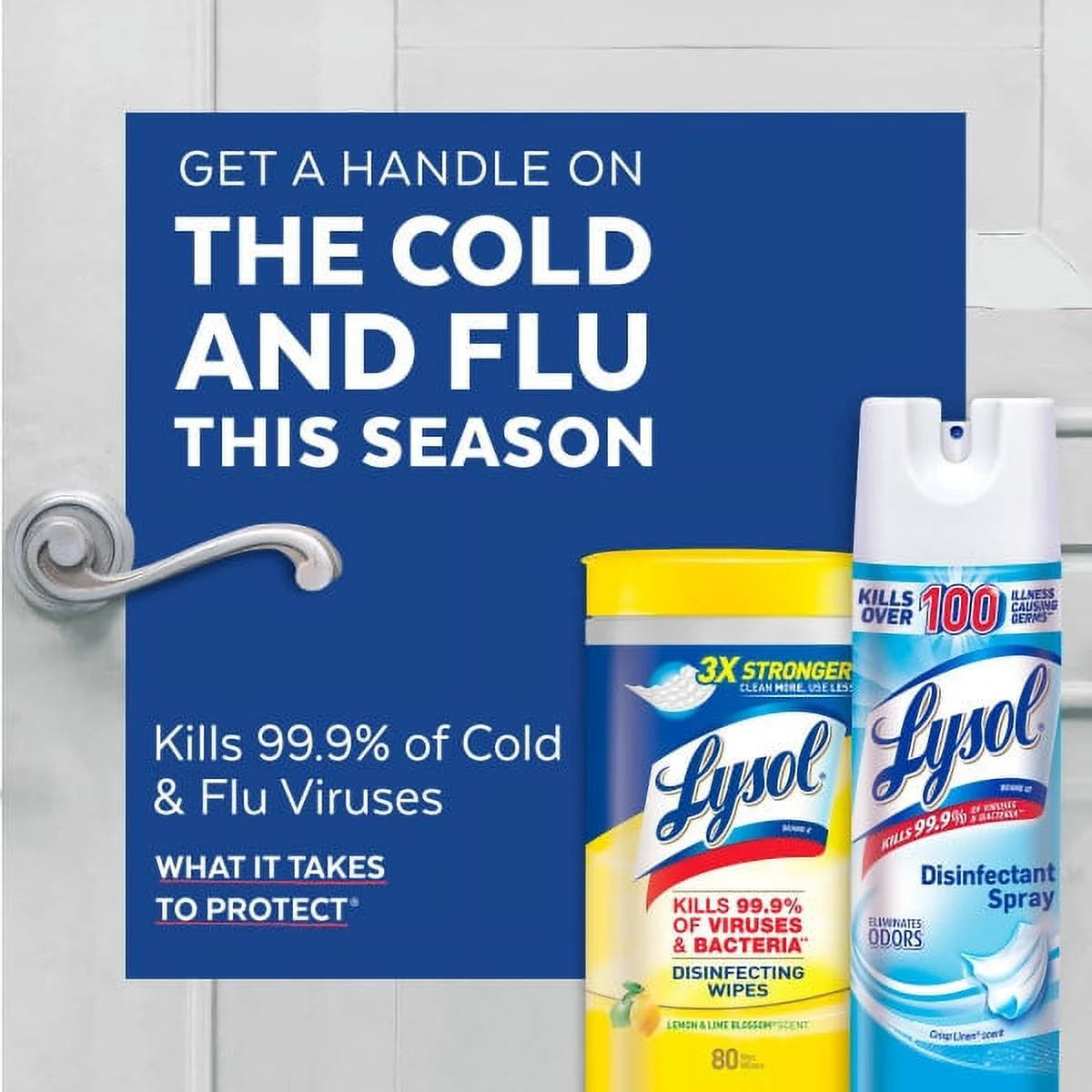 Professional LYSOL Disinfectant Spray, Crisp Linen, 19 oz, 12 Count