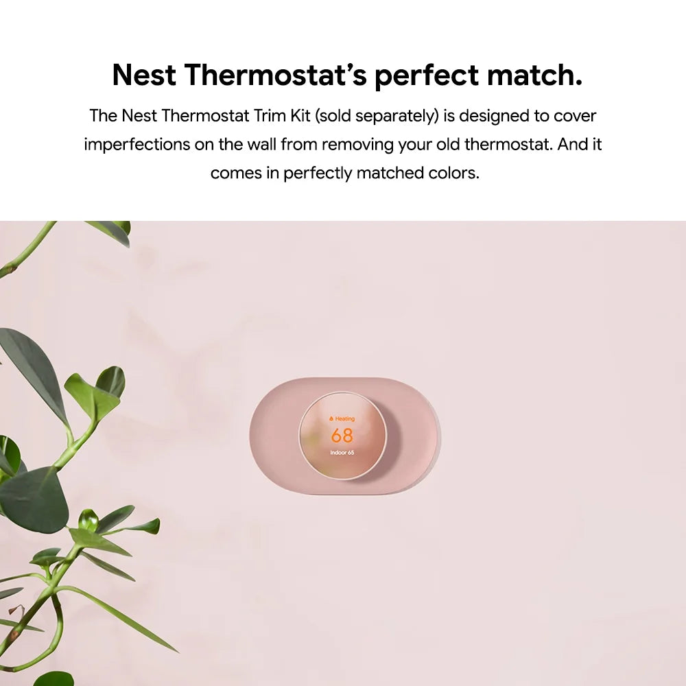 Google Nest  Thermostat - Smart Programmable Wi-Fi GA01334-US - Snow