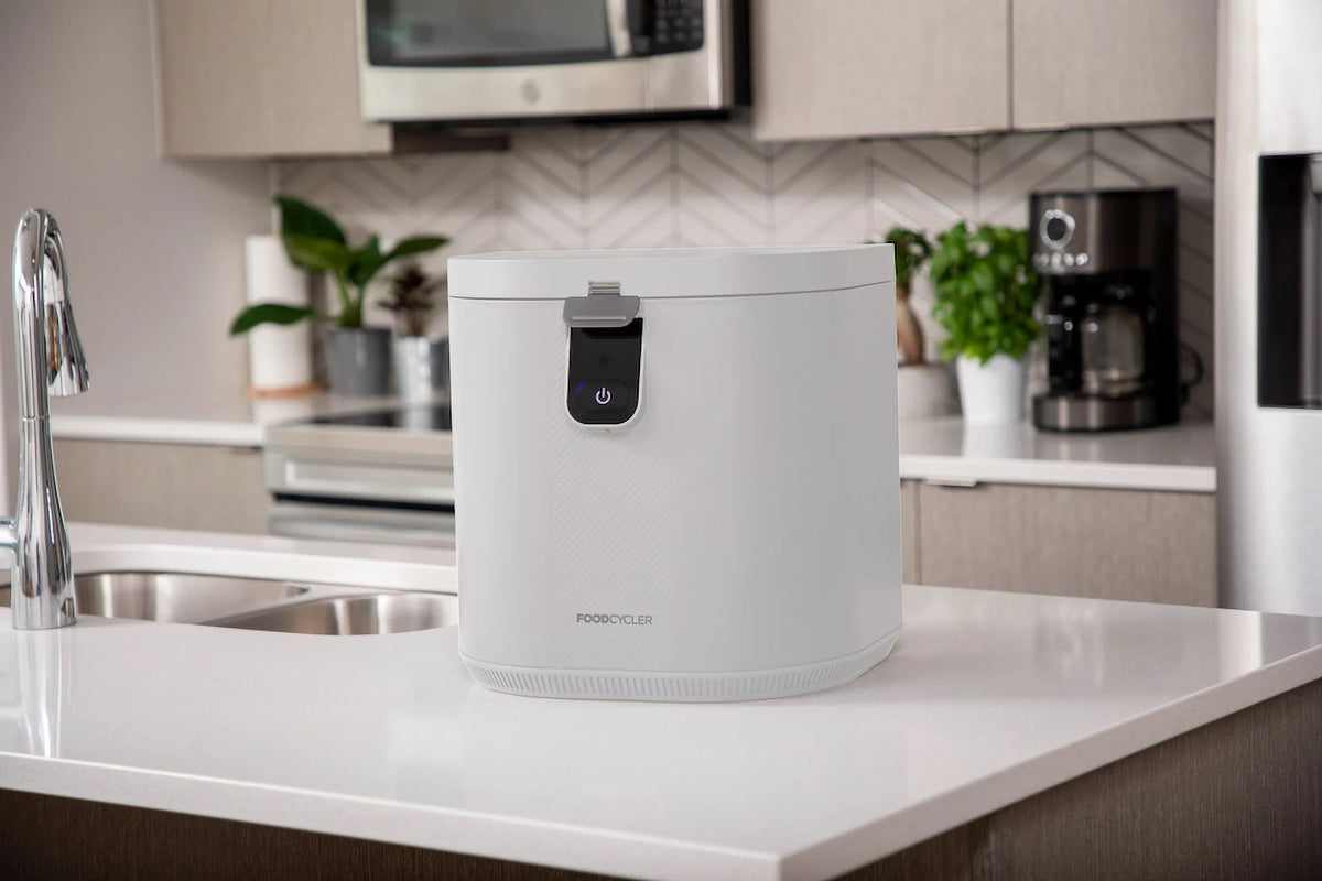 FoodCycler Eco 5 Odorless Indoor Compost Electric Food Waste Disposer 5L, Gray
