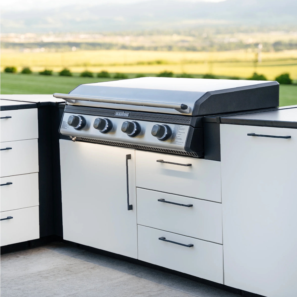 Blackstone Kitchen 50" Outdoor Kitchen Cabinet Module 4-Burner 36" Built-In Griddle