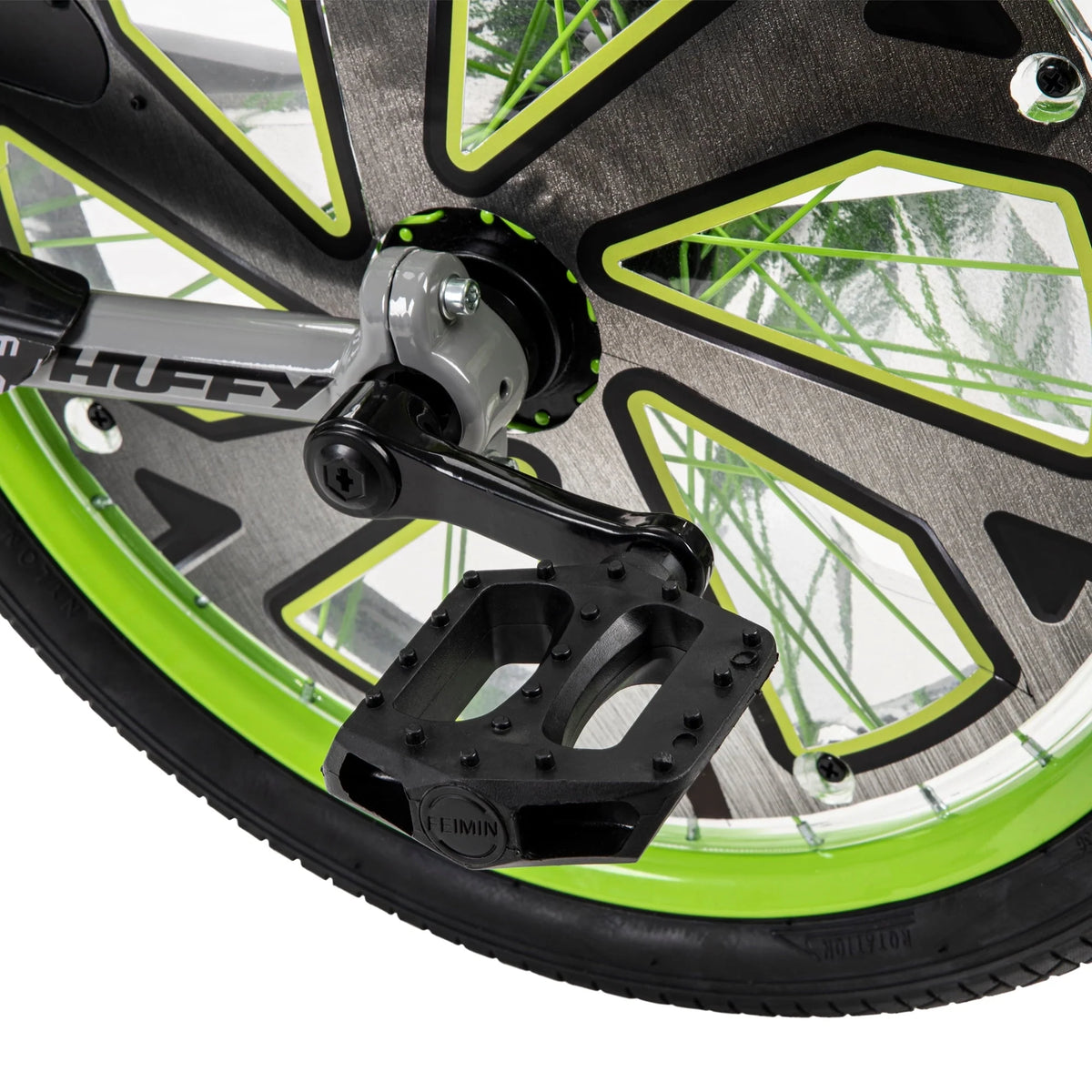 Huffy Green Machine 20-inch 3-Wheel Tricycle in Green and Gray