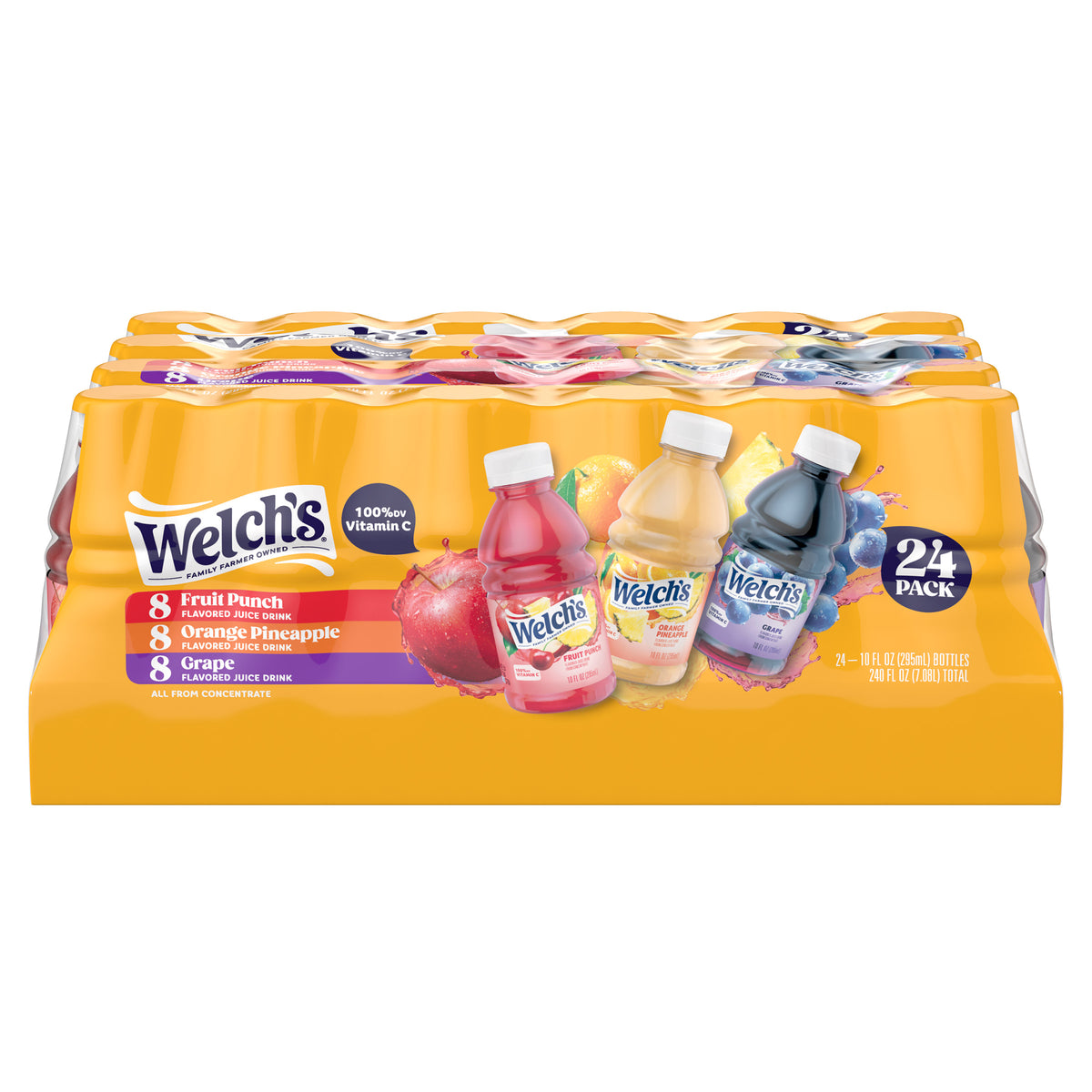 Welch's Juice Drink, Variety Pack, 10 fl oz, 24-count