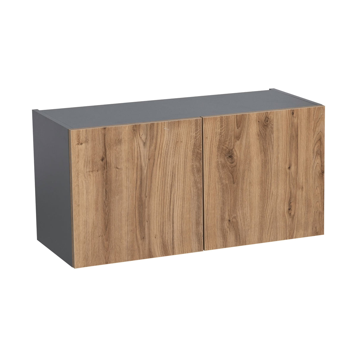 24" x 18" Wall Cabinet-Double Door-with Black Matte door