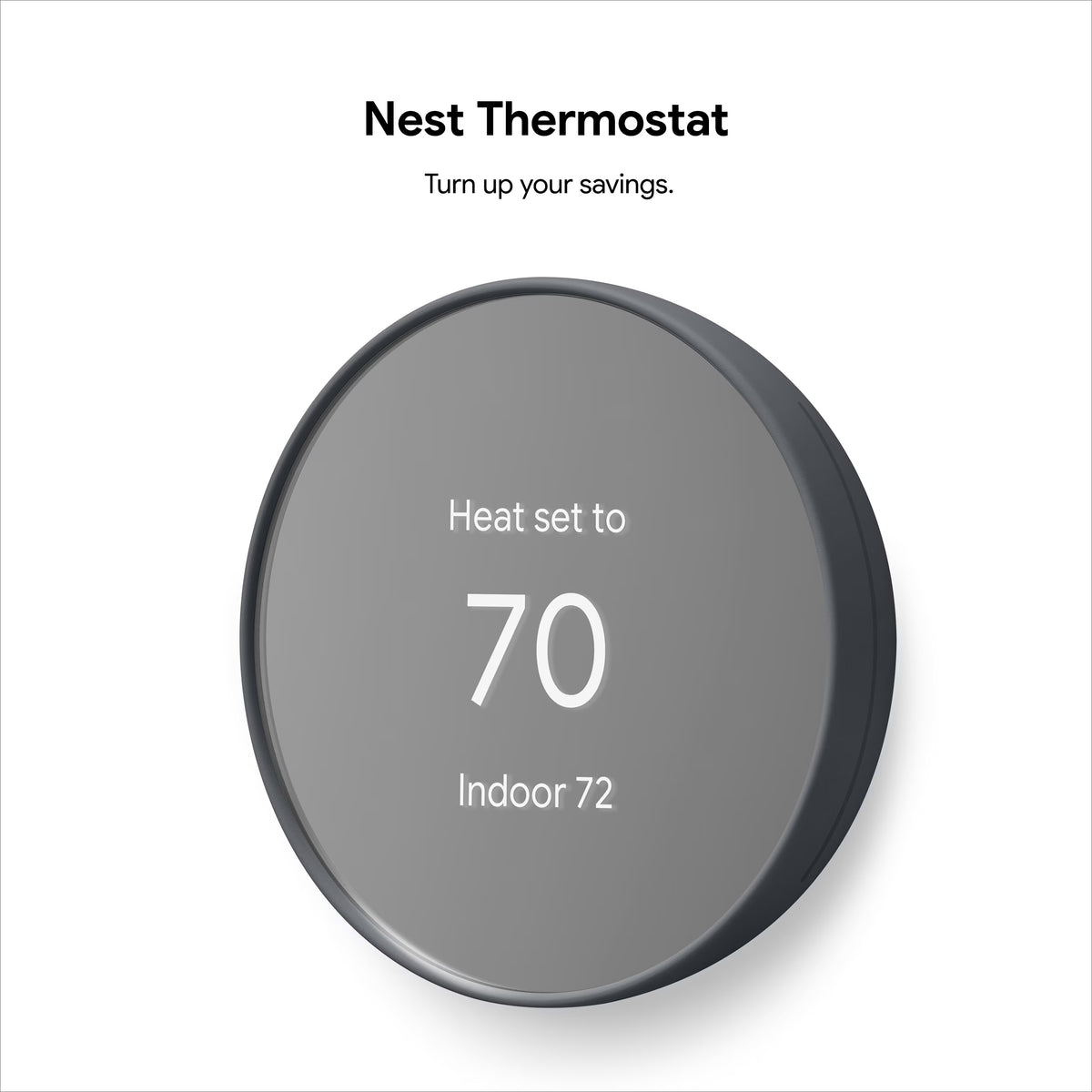 Google Nest  Thermostat - Smart Programmable Wi-Fi GA01334-US - Snow