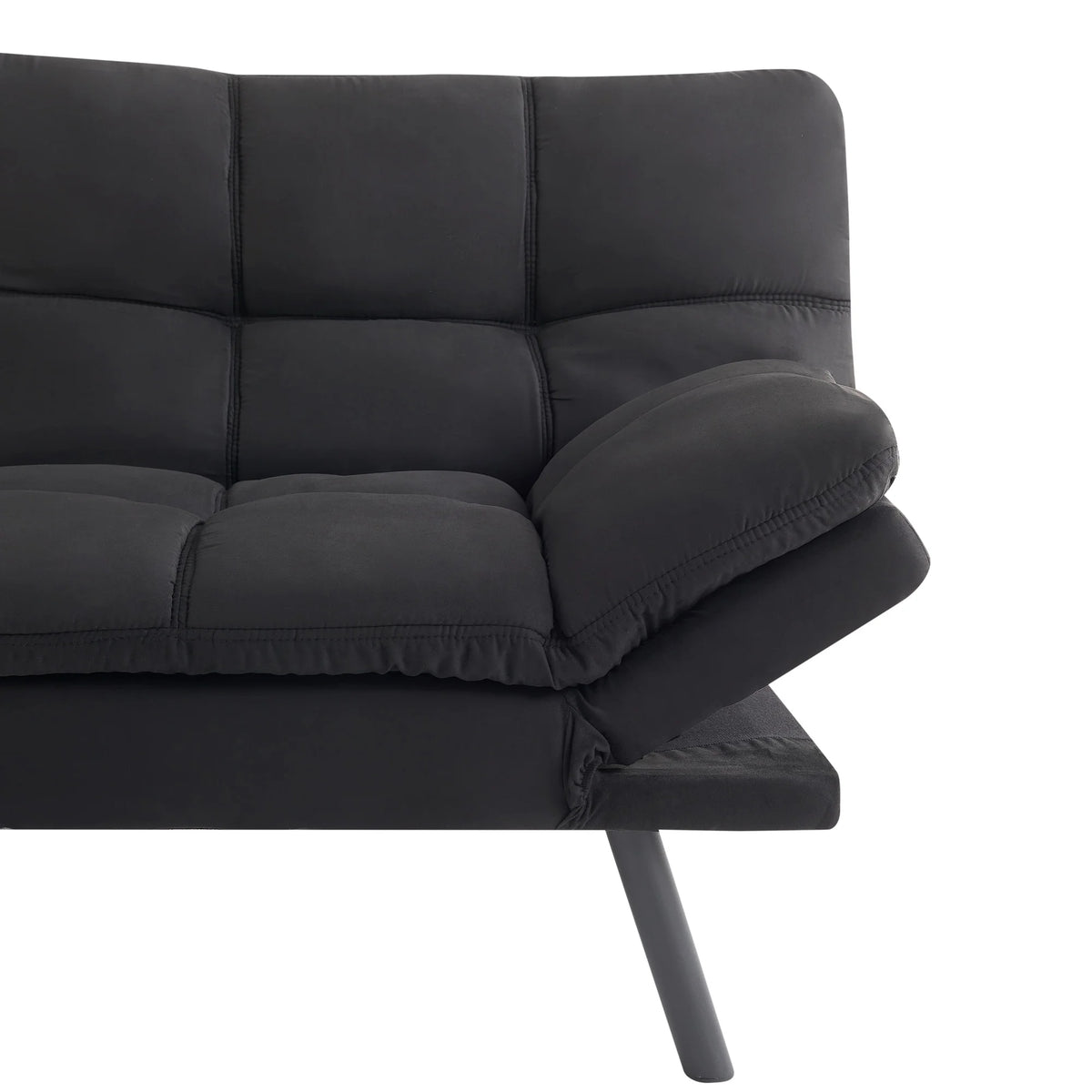 Mainstays Memory Foam Futon with 72",Black