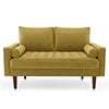Koby Home Sectional Loveseat Couch Sofa Mid-Century 58" Sofas Couches for Living Room Stale Mint
