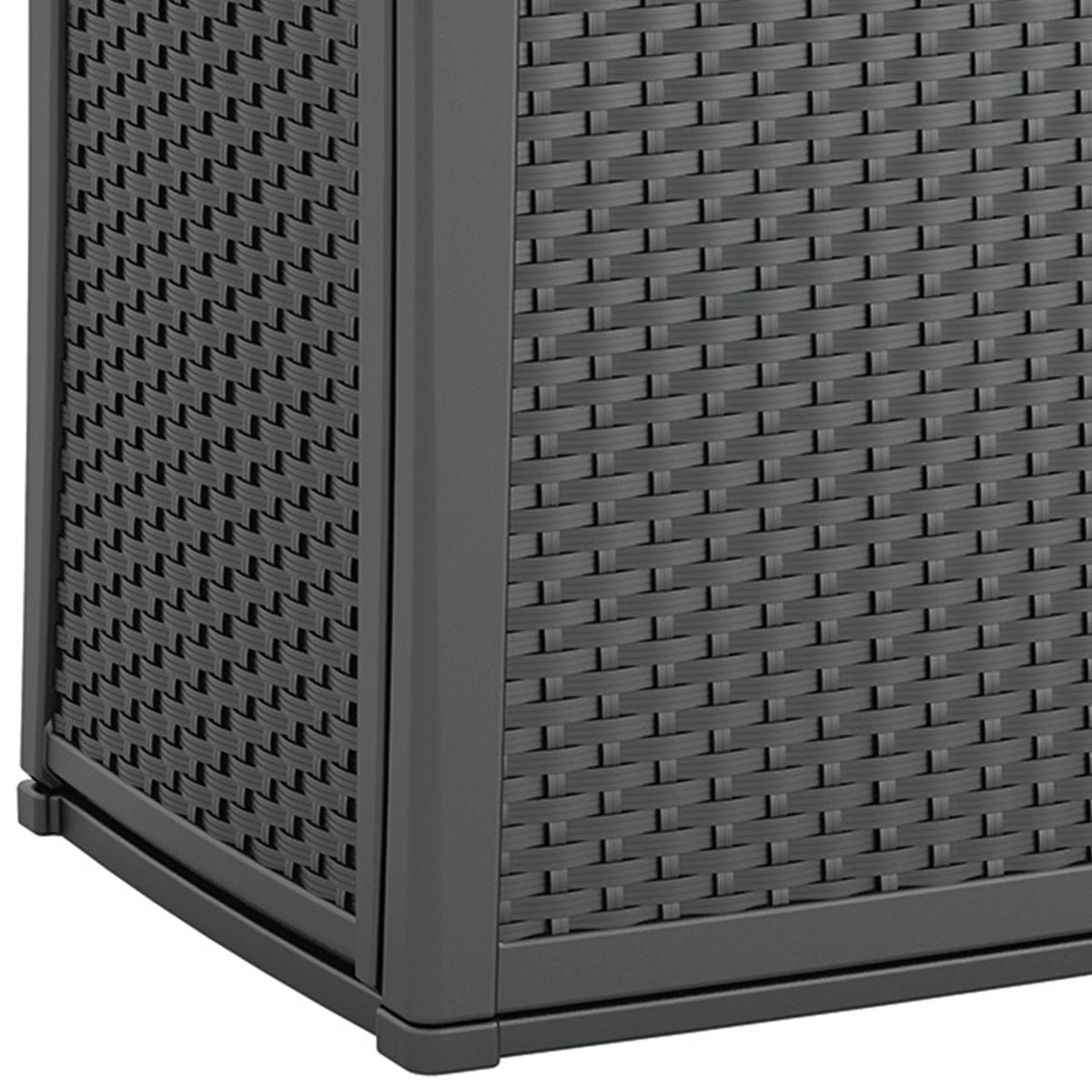 Suncast Outdoor Cabinet Deck Storage Box with Adjustable Shelf, (2 Pack)