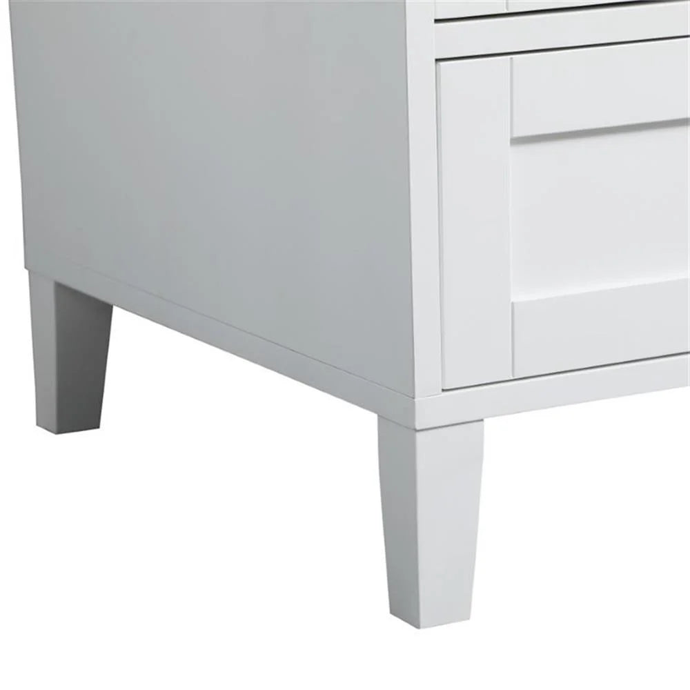 Elegant Decor Sommerville 36" Single Quartz Top Bathroom Vanity in Gray
