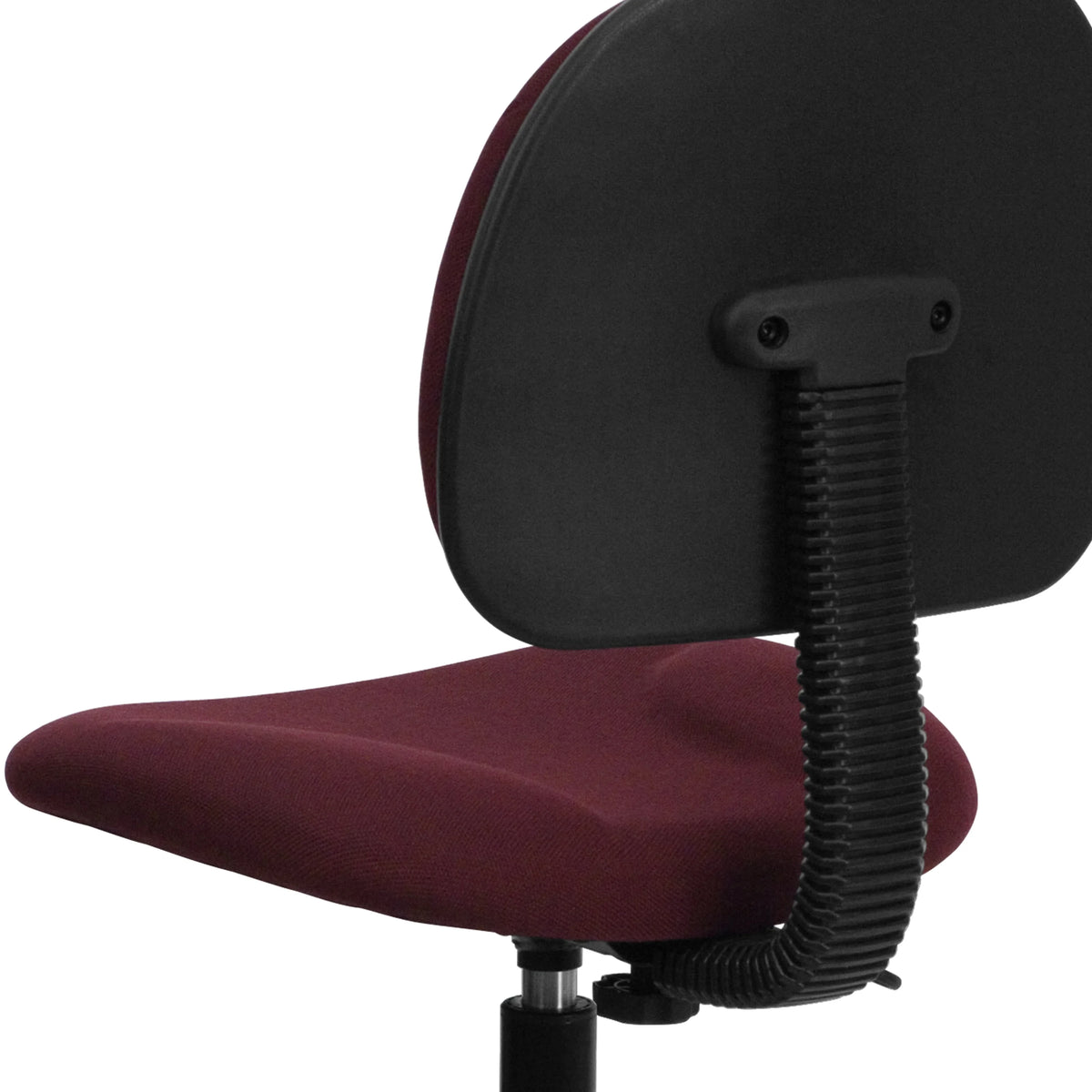 Emma  Oliver Black Fabric Drafting Chair (Cylinders: 22.5"-27"H, 26"-30.5"H)