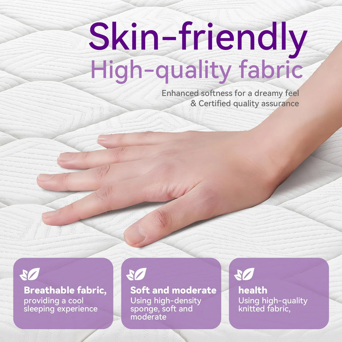 Mattress Twin, 12 Inch Medium Firm Twin Size Mattress in a Box, Hybrid Mattresses with Gel Memory Foam and Pocket Springs for Motion Isolation & Pressure Relief, Strong Edge Support